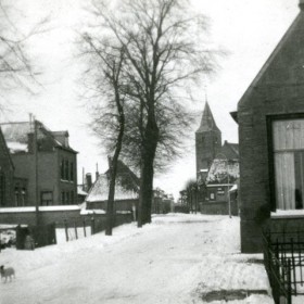 Dorpskern IJsselmuiden (Winter 1950)