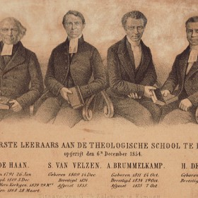 De eerste leraren aan de Theologische school te Kampen