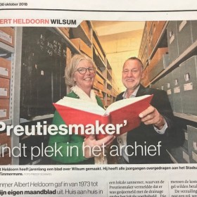 Preutiesmaker vindt plek in het archief